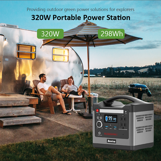 Portable Power Station 300W 320W 300wh 298wh for Outdoors Camping Travel Hunting Emergency LiFePO4 Power Station