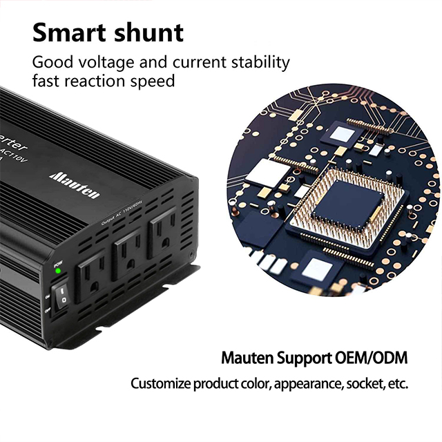 High Efficiency 12V To 220V Modified Sine Wave Inverter 1500W DC To AC Power Inverter G Factory Customized Version