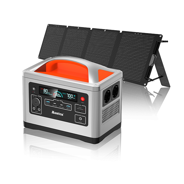 New Energy Solar UPS 220V Portable Power Station Multi-functi 700W 500Wh LiFePO4 Pure Sine Wave Battery Mauten